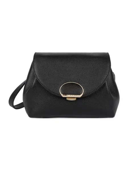 Torebka crossbody Lancaster skórzana czarna
