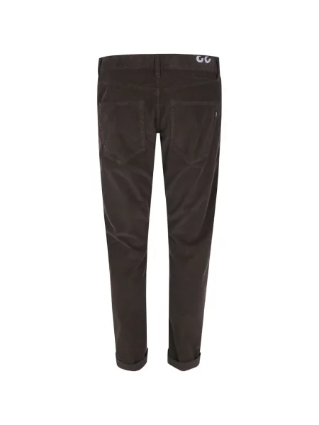 Pantaloni Dondup de catifea cord maro