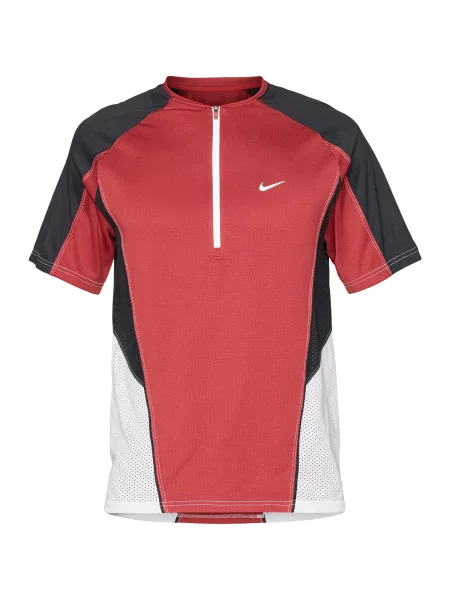 NIKE Funkcionalna majica RETRO brusnica / črna bela