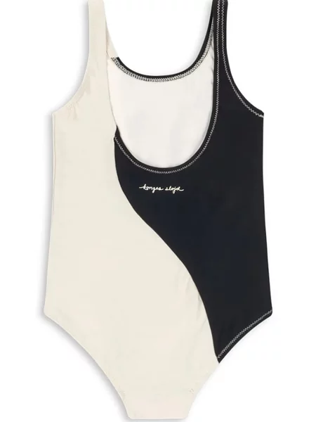 Konges Sløjd jednodílné plavky dětské TAO SWIMSUIT bílé