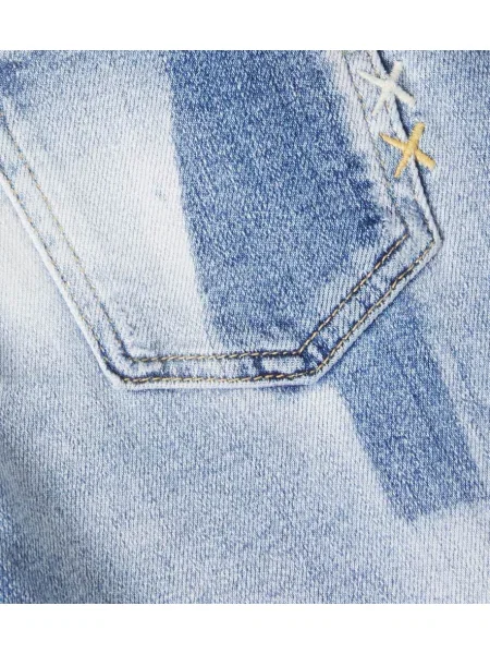 Gyerek egyenes szárú farmernadrág Scotch & Soda kék
