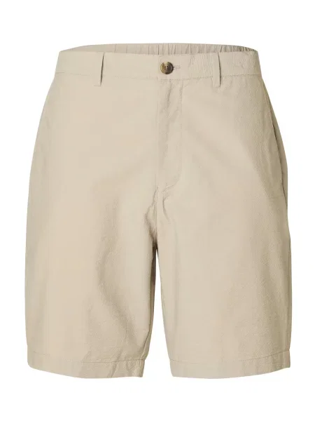 SELECTED Chino kalhoty Karl tmavě béžová