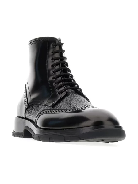 Buty do kostki Alexander Mcqueen czarne