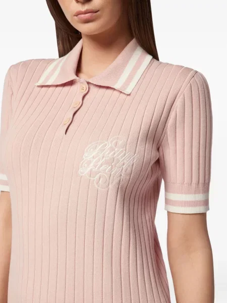 Rochie Philipp Plein tricotate roz