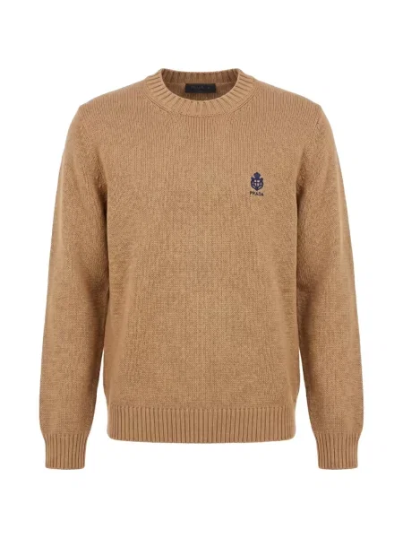 Hanorac Prada cu broderie maro
