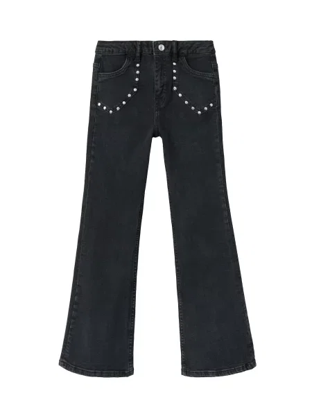 MANGO KIDS Jeans denim negru