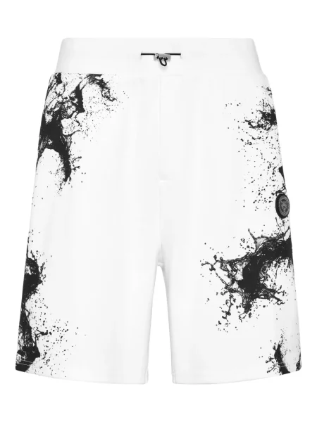 Pantaloni scurți Plein Sport alb