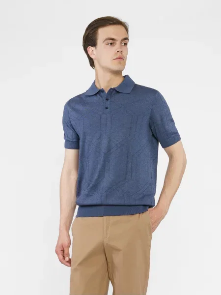 Поло Arber синее