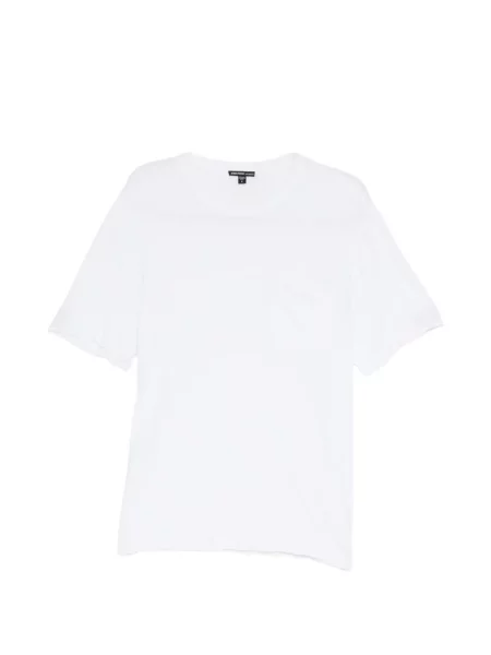 Tricou James Perse din jerseu alb