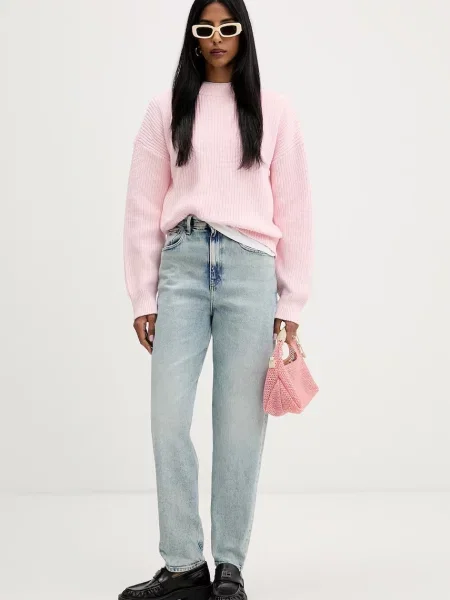 Tommy Jeans kavbojke relaxed kroja modra