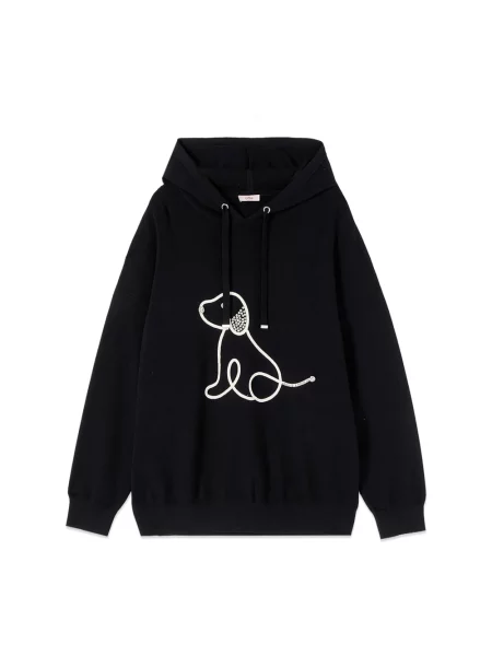 Bluza z kapturem Oltre z kapturem czarna