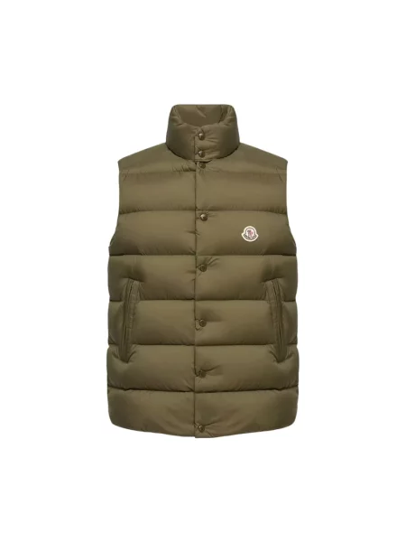 Kamizelka puchowa Moncler Tibb zielona
