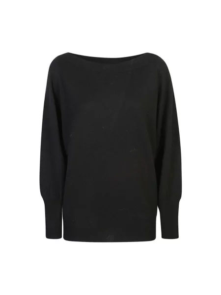 Sweter Le Tricot Perugia z kaszmiru czarny