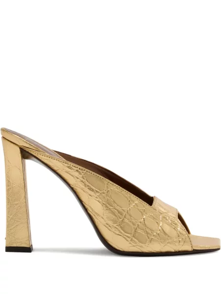 Sandale Giuseppe Zanotti cu imagine auriu