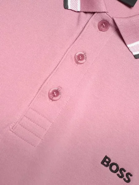 Tricou polo Boss roz