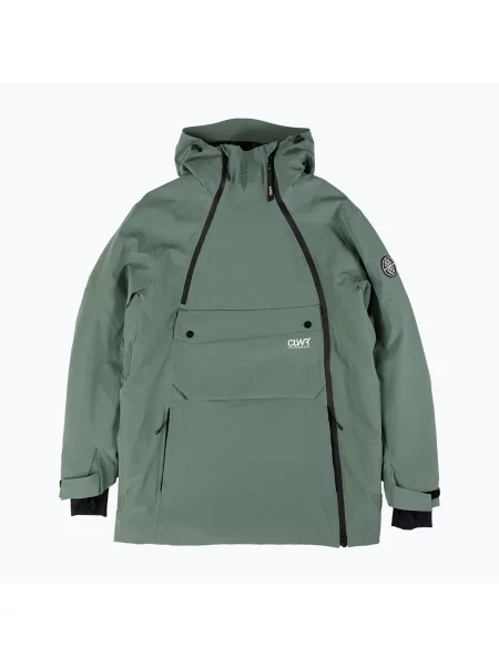Мъжко яке за сноуборд Colourwear Foil Anorak dk sage зелено