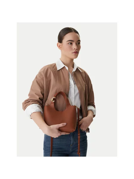 Coccinelle crossbody torba za žene kožna smeđa