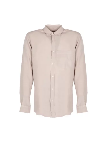 Lniana koszula Xagon Man elegancka beżowa