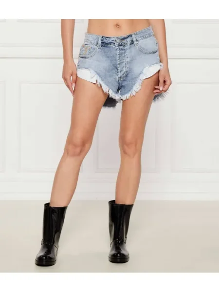 One Teaspoon De blugi pantaloni scurți | low rise albastru