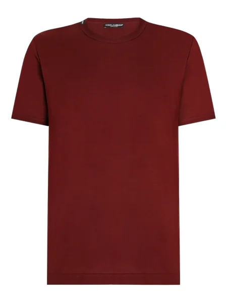 Tricou Dolce & Gabbana cu decolteu rotund roșu