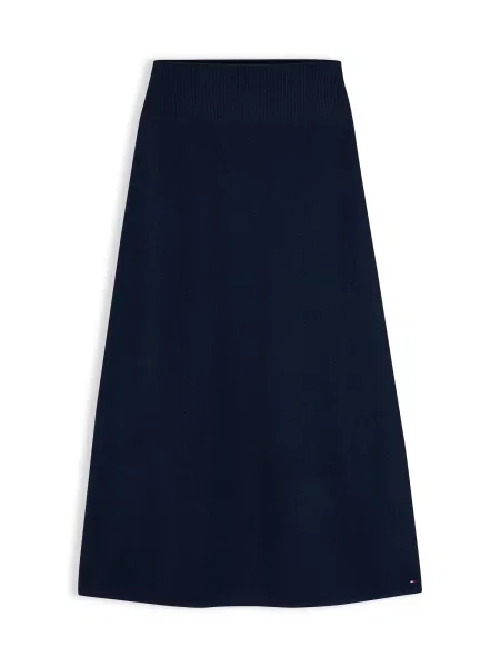 Tommy Hilfiger Fustă trapez Bleumarin A-Line Fit