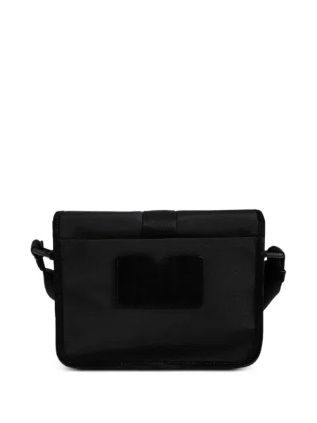 Crossbody torba Moschino s autogramom crna