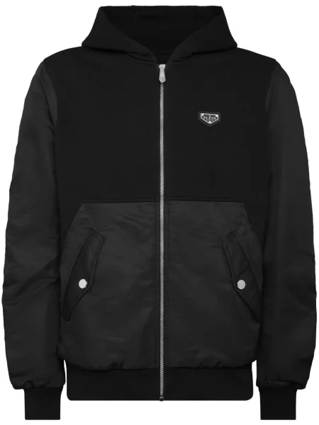 Hanorac cu glugă Philipp Plein negru