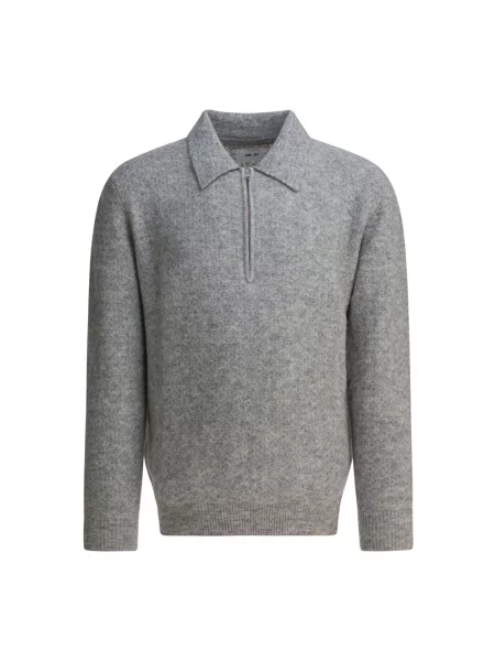 Sweter Nn07 wełniany szary