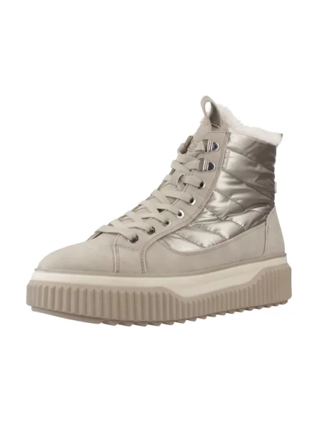 Buty do kostki Tamaris sznurowane beżowe