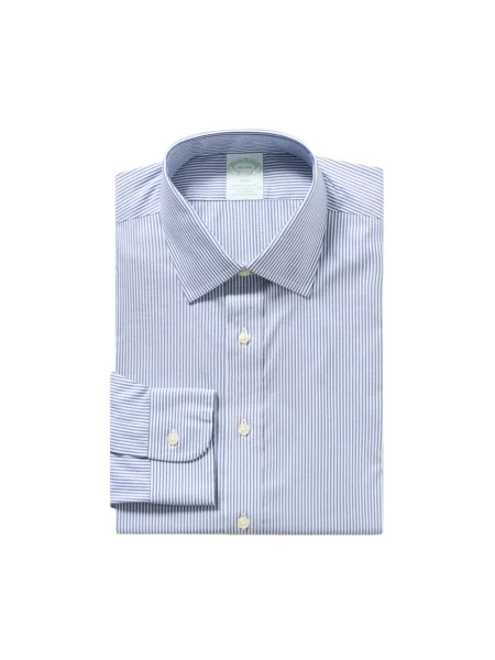 Koszula Brooks Brothers ze stretchu niebieska