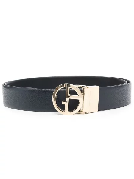 Curea Giorgio Armani din piele albastru