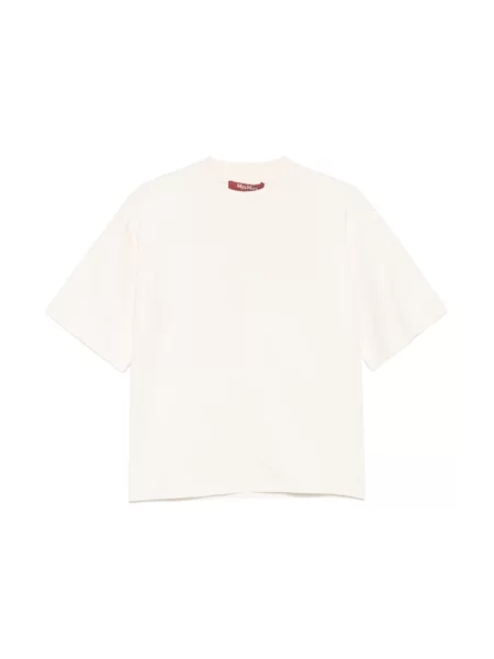 Dzianinowy sweter Max Mara biały