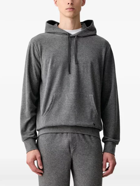 Trčanje hlače Polo Ralph Lauren s vezicama siva