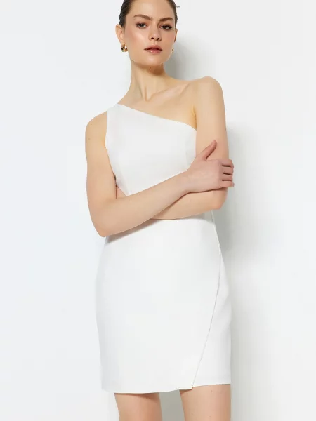 Rochie mini Trendyol țesută gri
