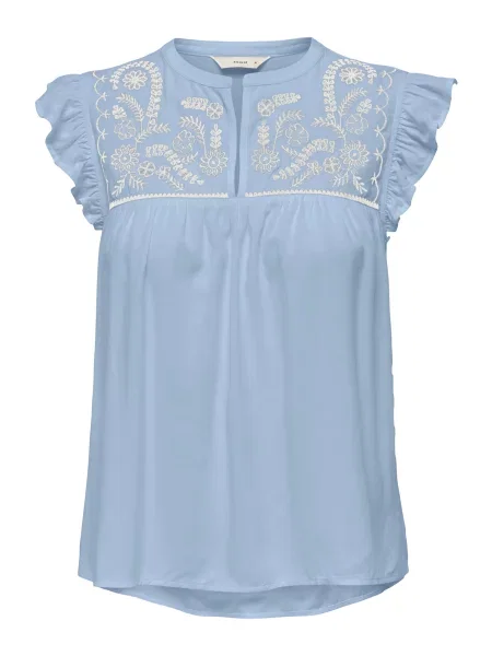 ONLY Halenka ONLVESTINE chladná / offwhite modrá