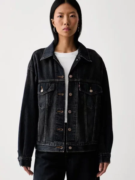 Levi's geacă oversize pentru femei din denim TRUCKER