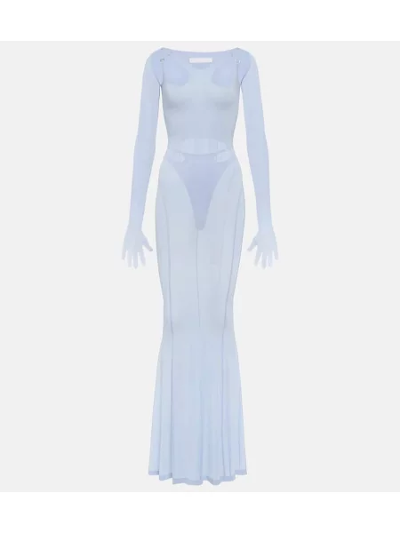 Maksi sukienka maxi Dion Lee garniturowa fioletowa