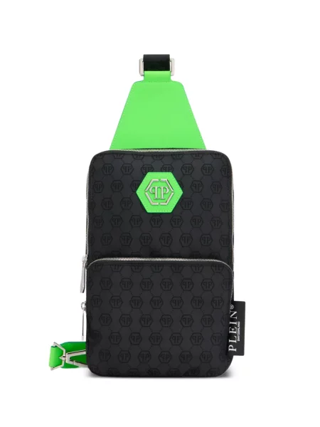 Jacquard crossbody torba Philipp Plein crna