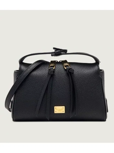 Dolce & Gabbana De piele geantă pe umăr Vittoria negru