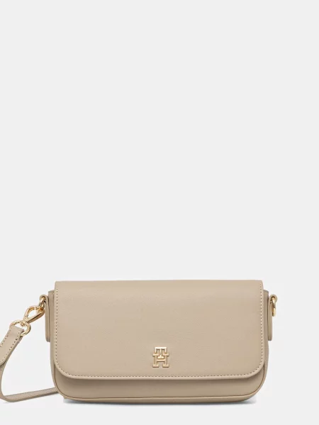 Дамска чанта Tommy Hilfiger Th Icon Conv бежов