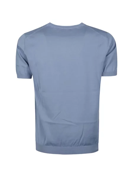 Scurt tricou Drumohr tricotate albastru
