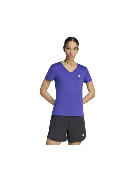 ADIDAS PERFORMANCE Funkční tričko Essentials fialkově / bílá modrá