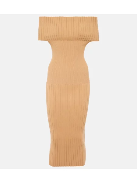 Rochie midi Sportmax până la genunchi de costum negru