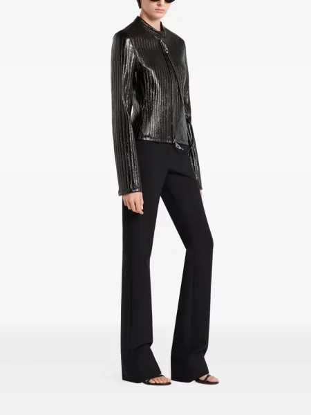 Geanta de piele Courreges negru