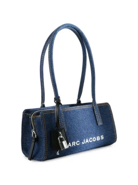 Geantă Marc Jacobs cu imagine albastru