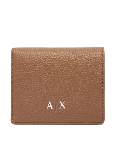 Armani Exchange Portfel beżowy