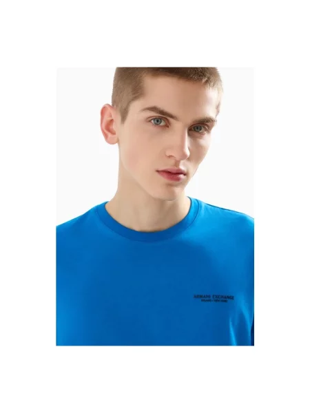 Tricou Eax albastru