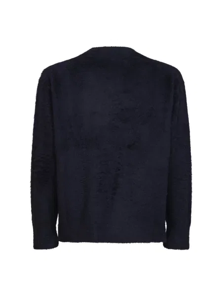Sweter Roberto Collina niebieski