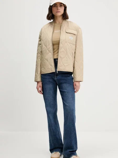 Куртка Guess Jeans демісезонна oversize бежевий