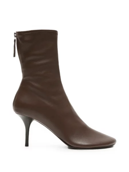 Cizme scurte Acne Studios din piele maro